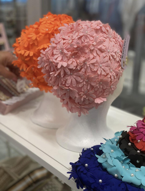 BIBBA BADEHETTE Med Blomster 66 - Image 11