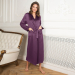 LADY AVENUE Pure Silk Long Robe 25-80445