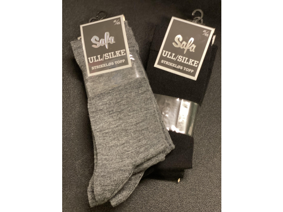 SAFA ULL/SILKE Sokker Herre 0749