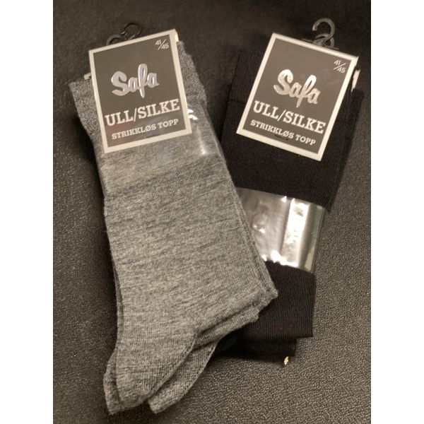 SAFA ULL/SILKE Sokker Herre 0749