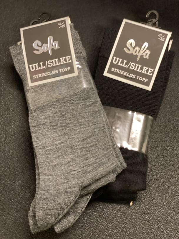 SAFA ULL/SILKE Sokker Herre 0749