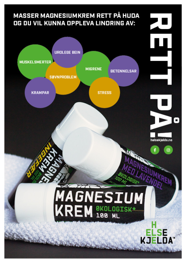 HELSEKJELDA Magnesium Krem 100ml - Image 4