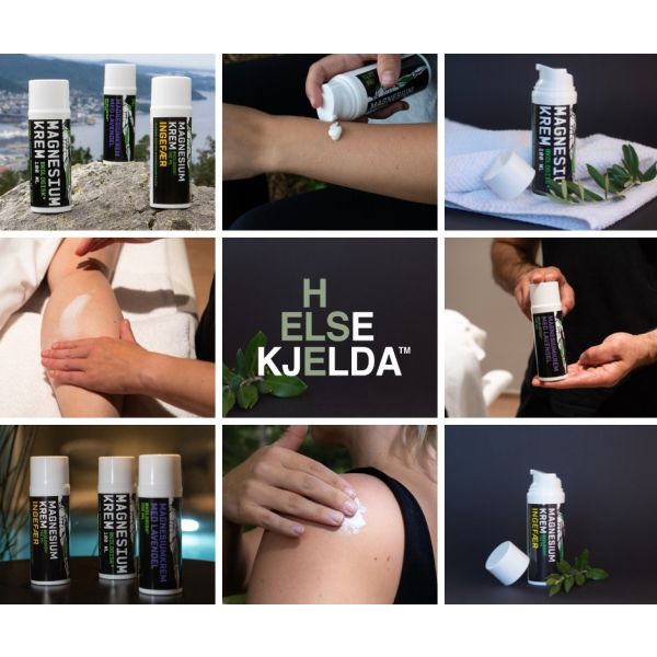 HELSEKJELDA Magnesium Krem Lavendel 100ml