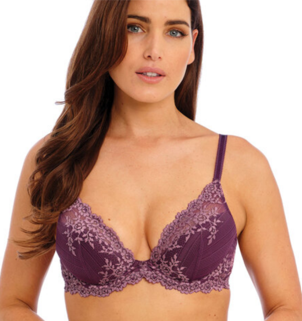 WACOAL Embrace Lace Plunge Underwire Bra WA853291555 - Image 2