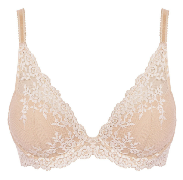 WACOAL EMBRACE LACE Plunge Underwire Bra WA853291271 - Image 4