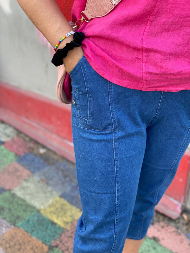 CHERRY BERRY Capri Denim 200590 - Image 3