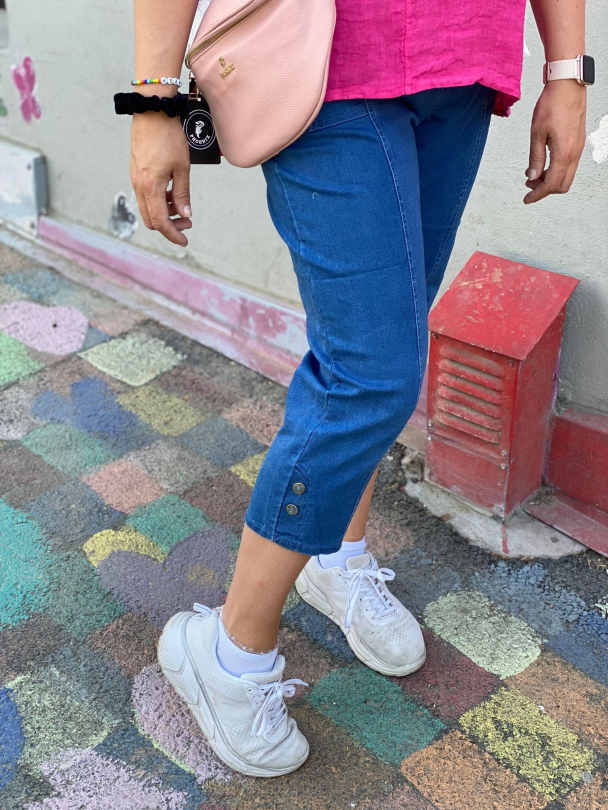 CHERRY BERRY Capri Denim 200590 - Image 4