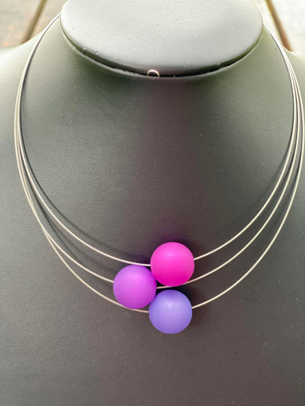 MARIE Smykker Anna kjede 3 perler - Image 2