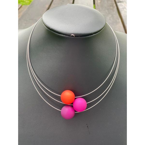 MARIE Smykker Anna kjede 3 perler