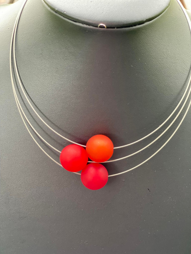 MARIE Smykker Anna kjede 3 perler - Image 3