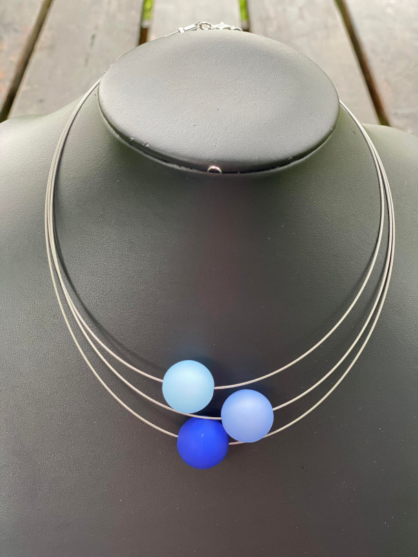 MARIE Smykker Anna kjede 3 perler - Image 4