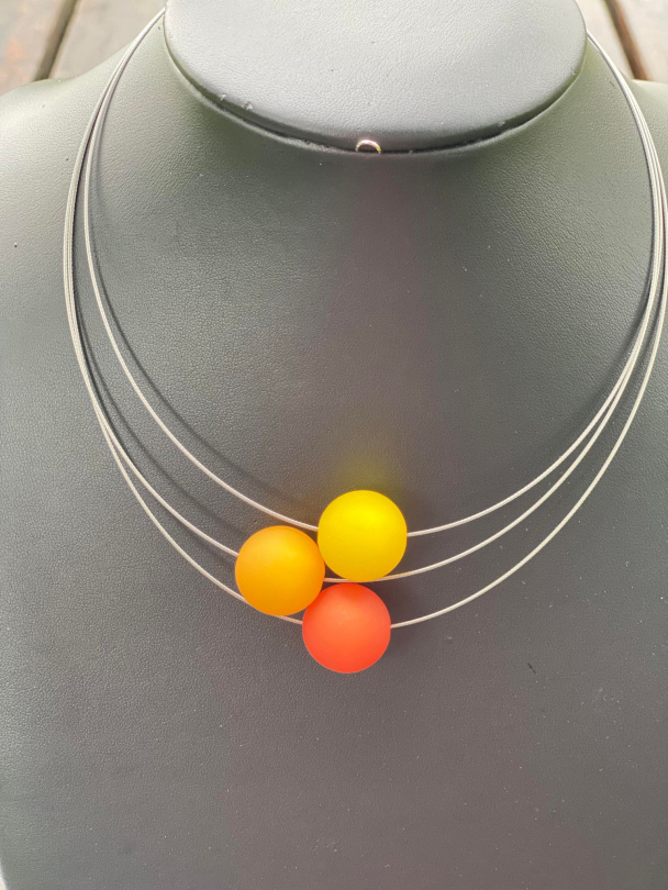 MARIE Smykker Anna kjede 3 perler - Image 11