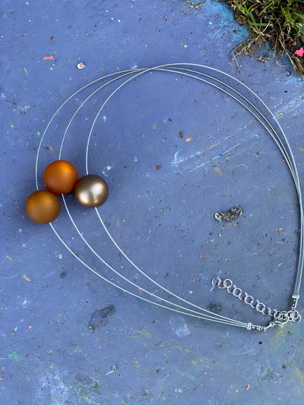 MARIE Smykker Anna kjede 3 perler - Image 24