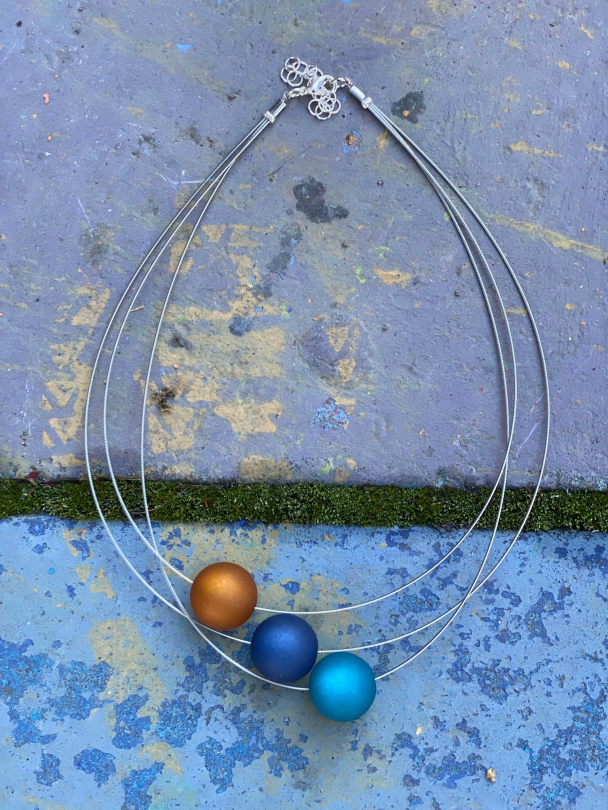 MARIE Smykker Anna kjede 3 perler - Image 31