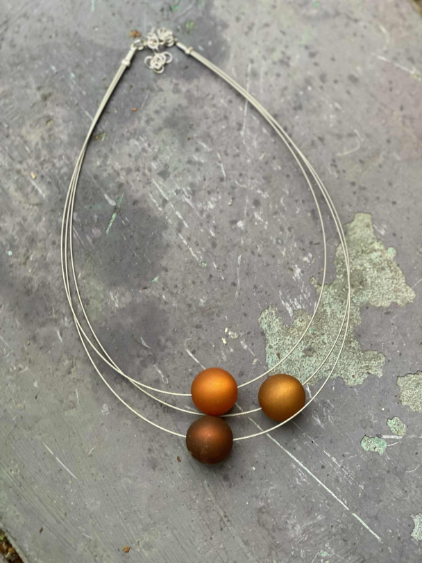 MARIE Smykker Anna kjede 3 perler - Image 39