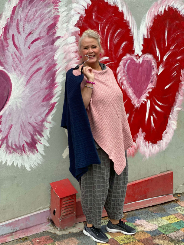 BIBBA Strikket Poncho 9006a - Image 3