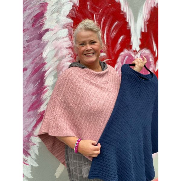 BIBBA Strikket Poncho 9006a