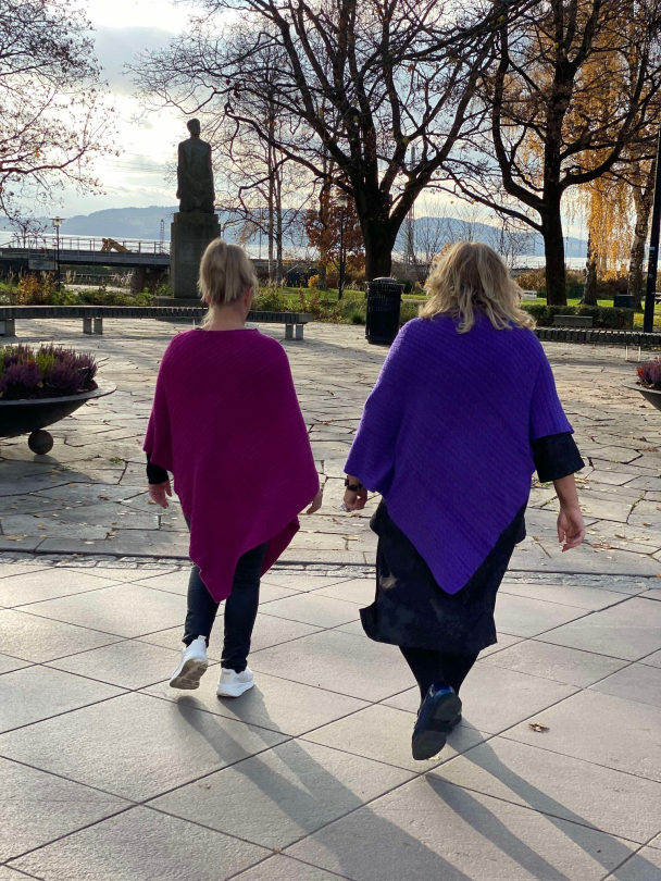 BIBBA Strikket Poncho 9006a - Image 11