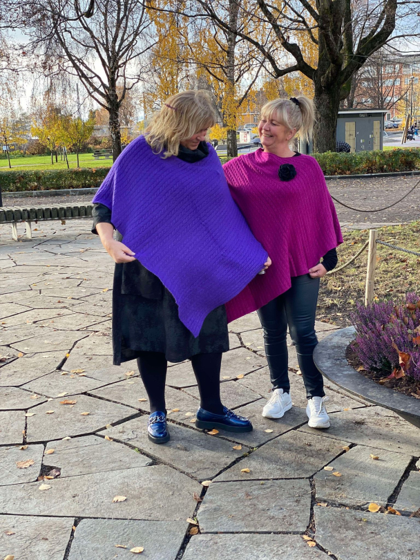 BIBBA Strikket Poncho 9006a - Image 14