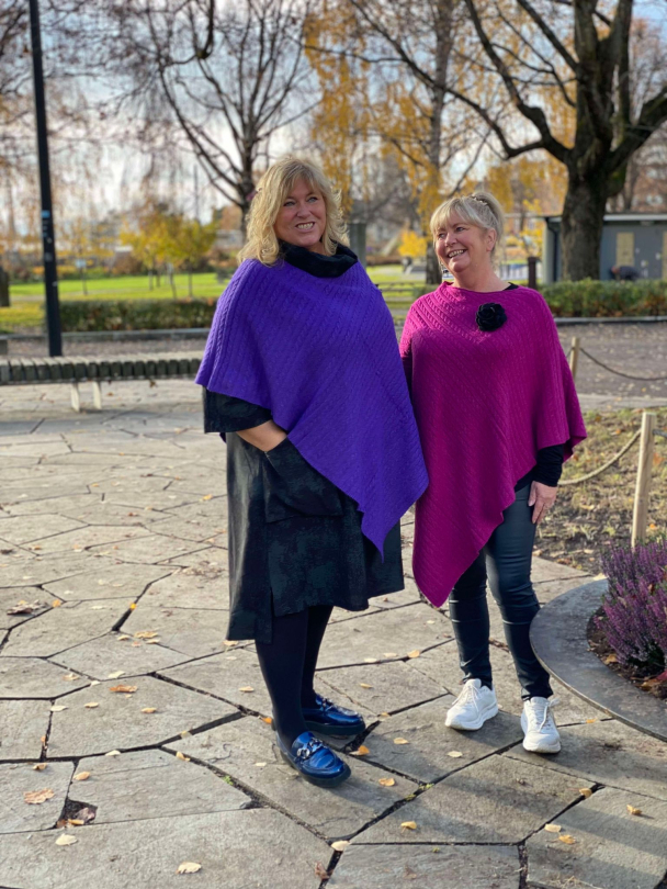 BIBBA Strikket Poncho 9006a - Image 15