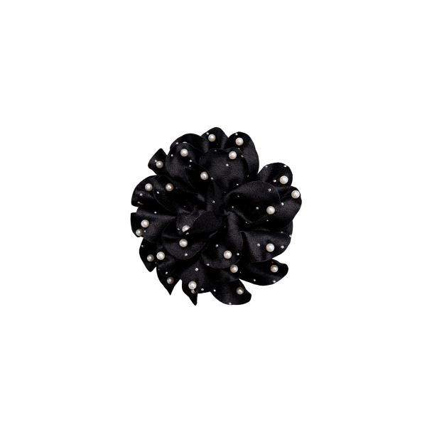 Black Colour BCKimmi Flower Brooch 5842 - Image 4