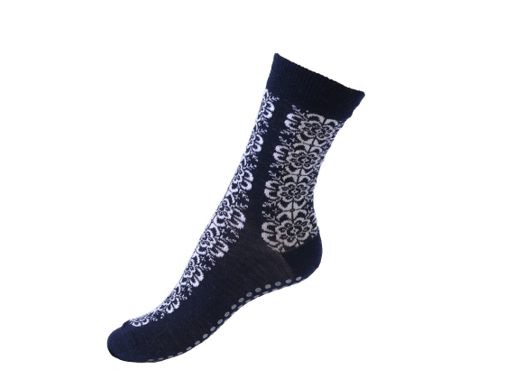 SAFA Dame Ull-Antiskli sokk M&oslash;nstret 0646