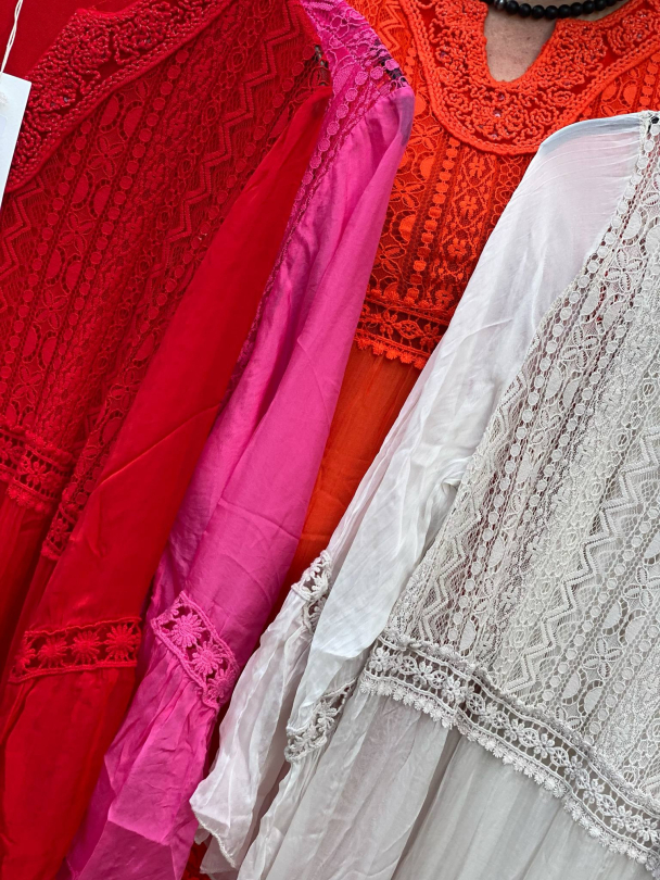 BIBBA Silkekjole V-hals PB2397 - Image 5