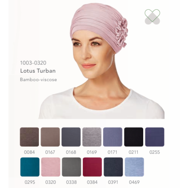 CHRISTINE Headwear Lotus Turban 1003
