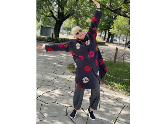 NOEN Strikk JAKKE 87147