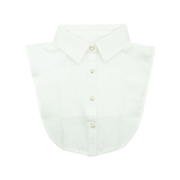 INTEX Skjortekrage m/perle knapper 7853