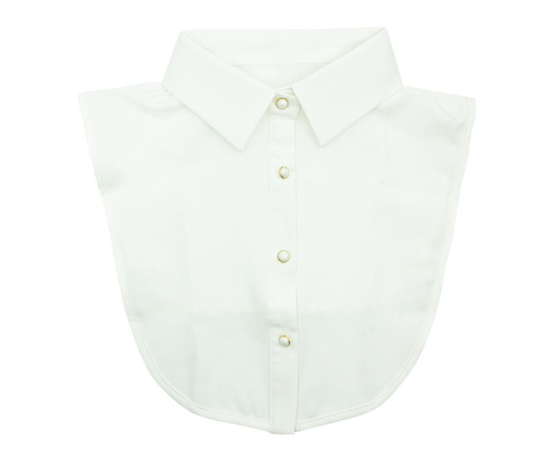 INTEX Skjortekrage m/perle knapper 7853 - Image 1