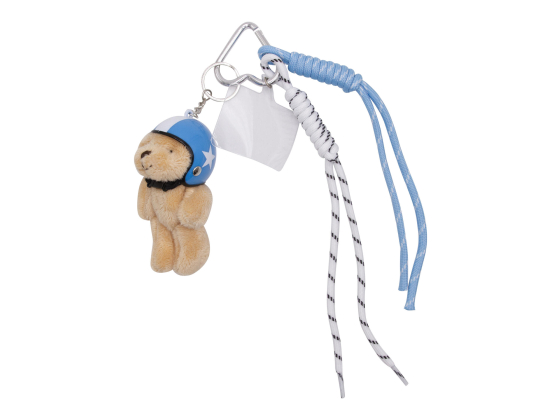 INTEX Veskepynt Bamse m/hjelm 0870