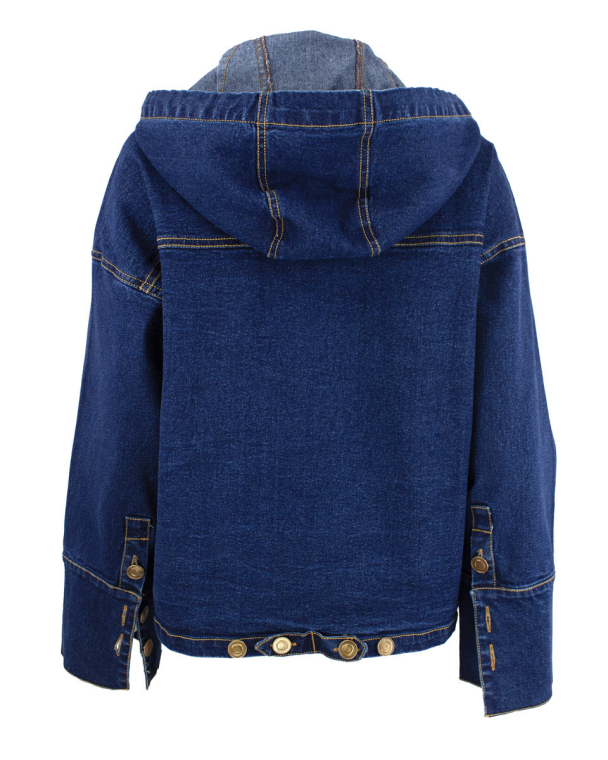 BOHÉME Jacket Hood Denim B13074 - Image 5
