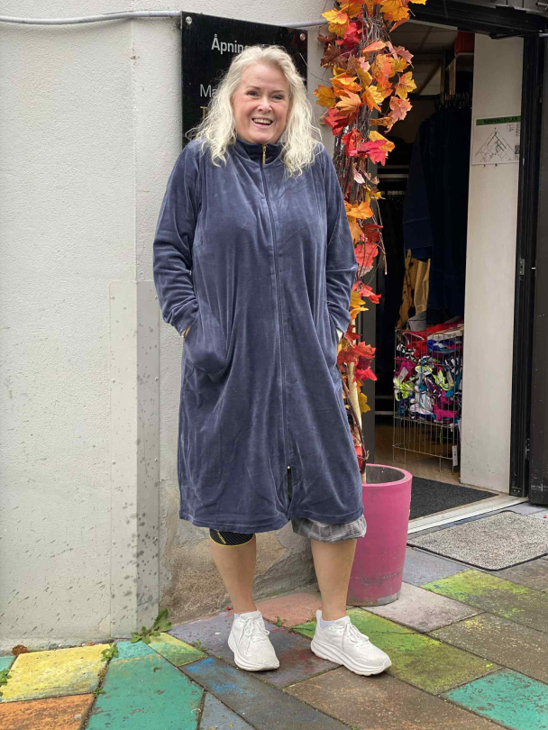 TROFÉ Morgenkåpe m/glidelås 45209 - Image 1