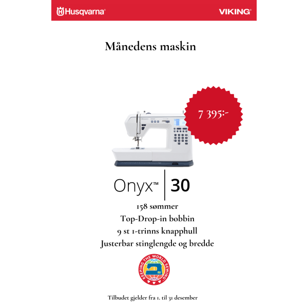 Husqvarna Viking Onyx 30