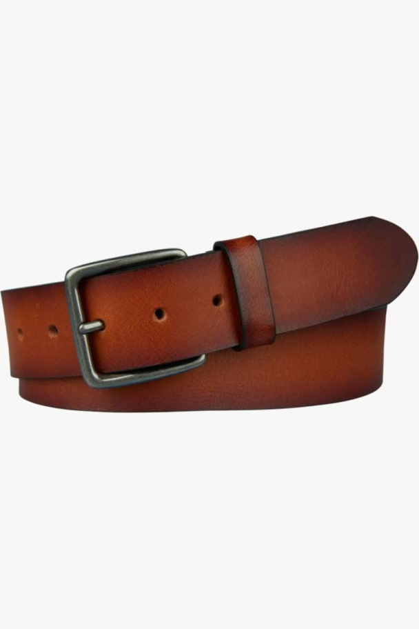 Profuomo skinnbelte, brunt - Image 1
