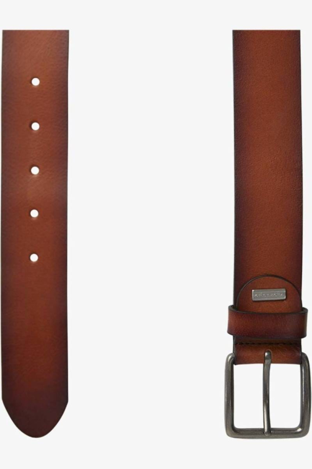 Profuomo skinnbelte, brunt - Image 2