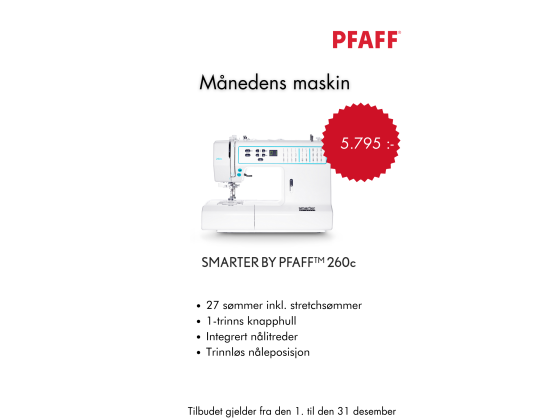 Smarter by Pfaff 260