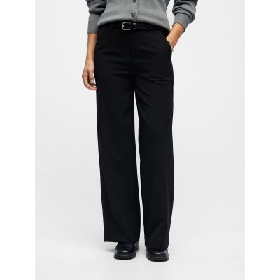 OBJLisa wide pant, svart