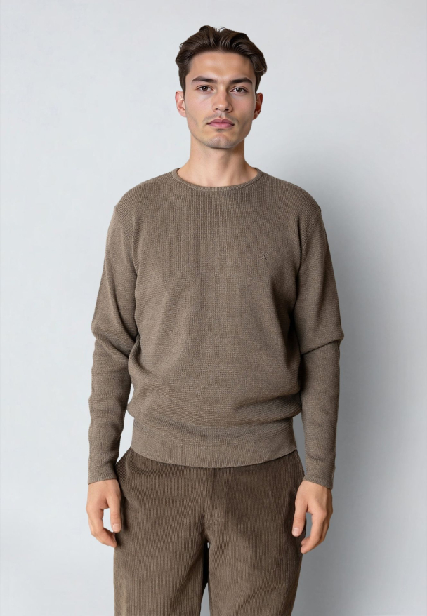 Oscar knit, sand - Image 1