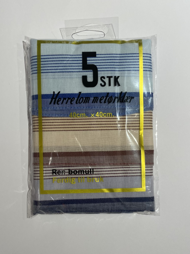 Lommeduker Herre, Mønstret