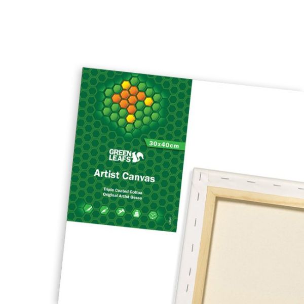 Greenleafs Oppspent bomullslerret 420g/m – 24x30cm