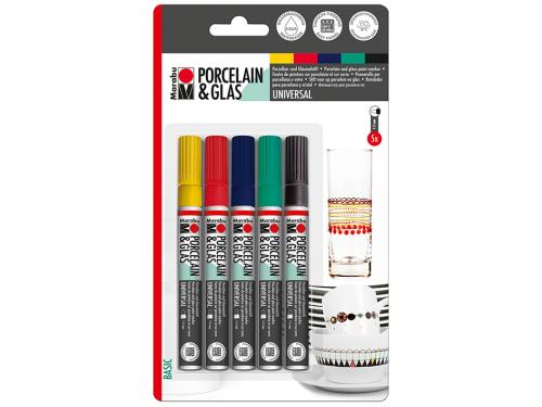 Marabu Porcelain & Glas Painter Sett – BASIC