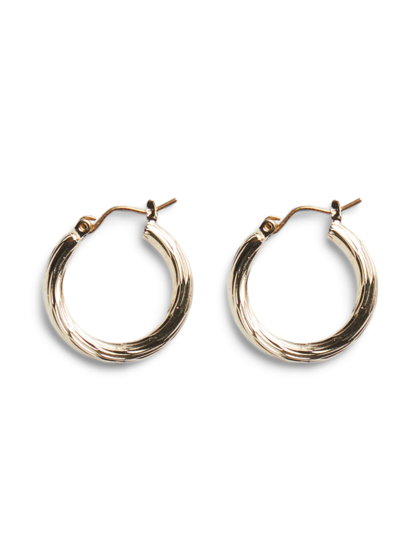 PCTULLE HOOP EARRINGS PLATED FP NOOS - Image 2
