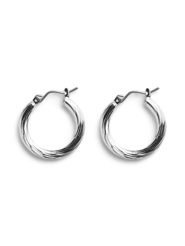 PCTULLE HOOP EARRINGS PLATED FP NOOS - Image 1