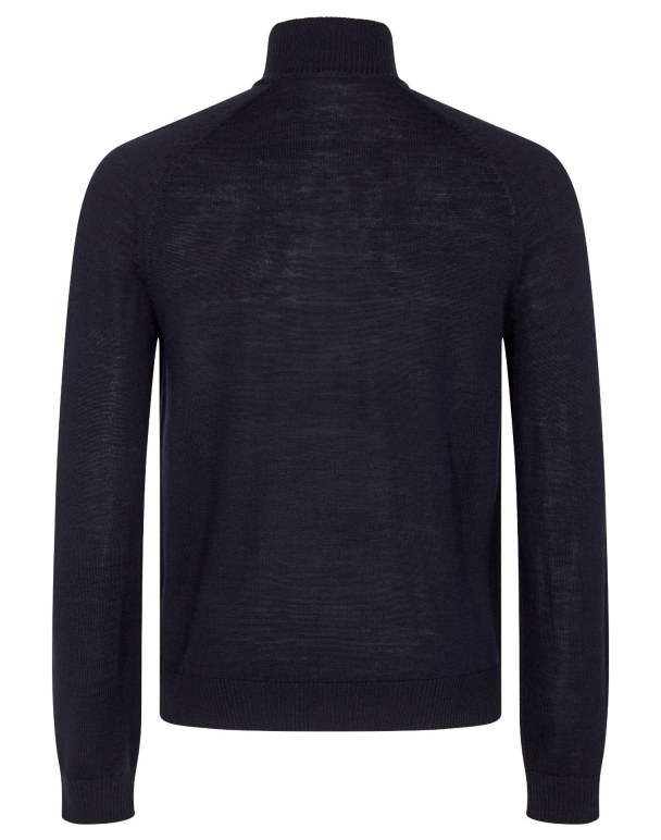 BS Pelle half zip genser, navy - Image 2