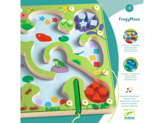 FrogyMaze - Labyrintspill i tre