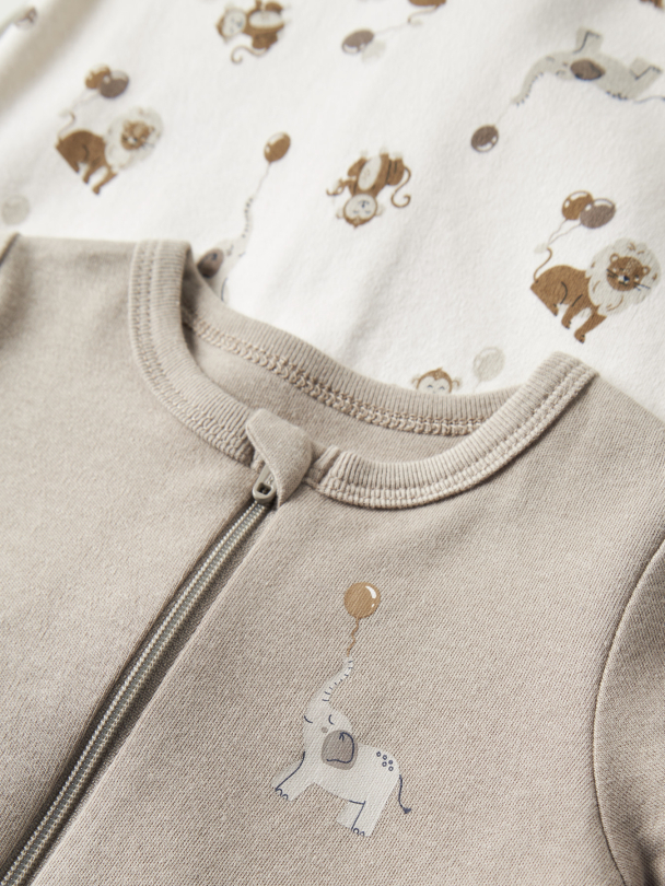 NBNNIGHTSUIT 2P ZIP FF ANIMAL NOOS - Image 4