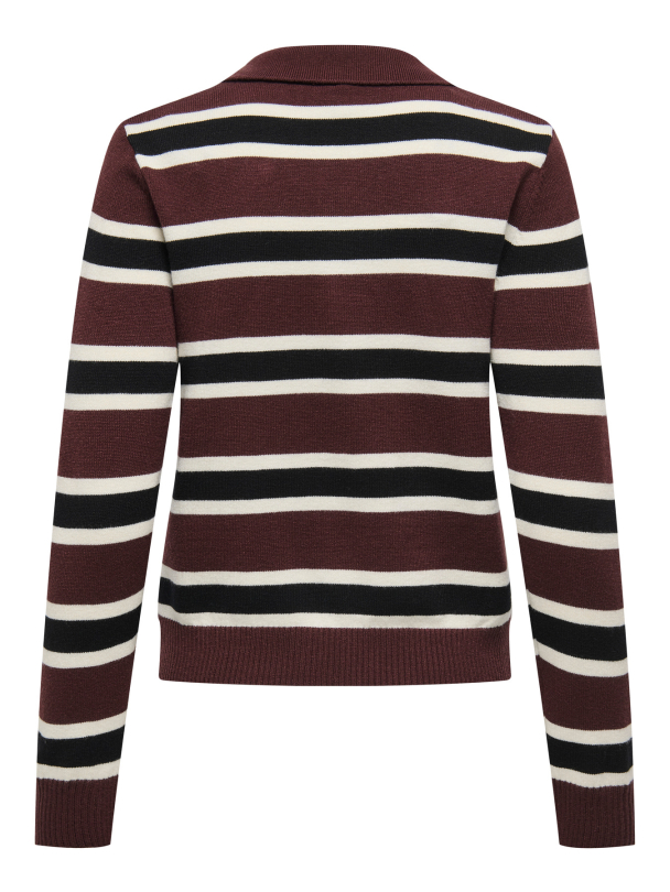 ONLLONDON LS STRIPE POLO CC KNT - Image 2