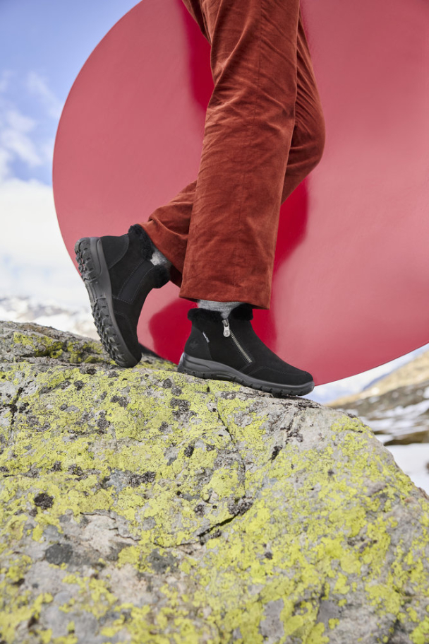 Rieker ankelskolett med glidelås og Ready2Go - Waterproof - Image 11